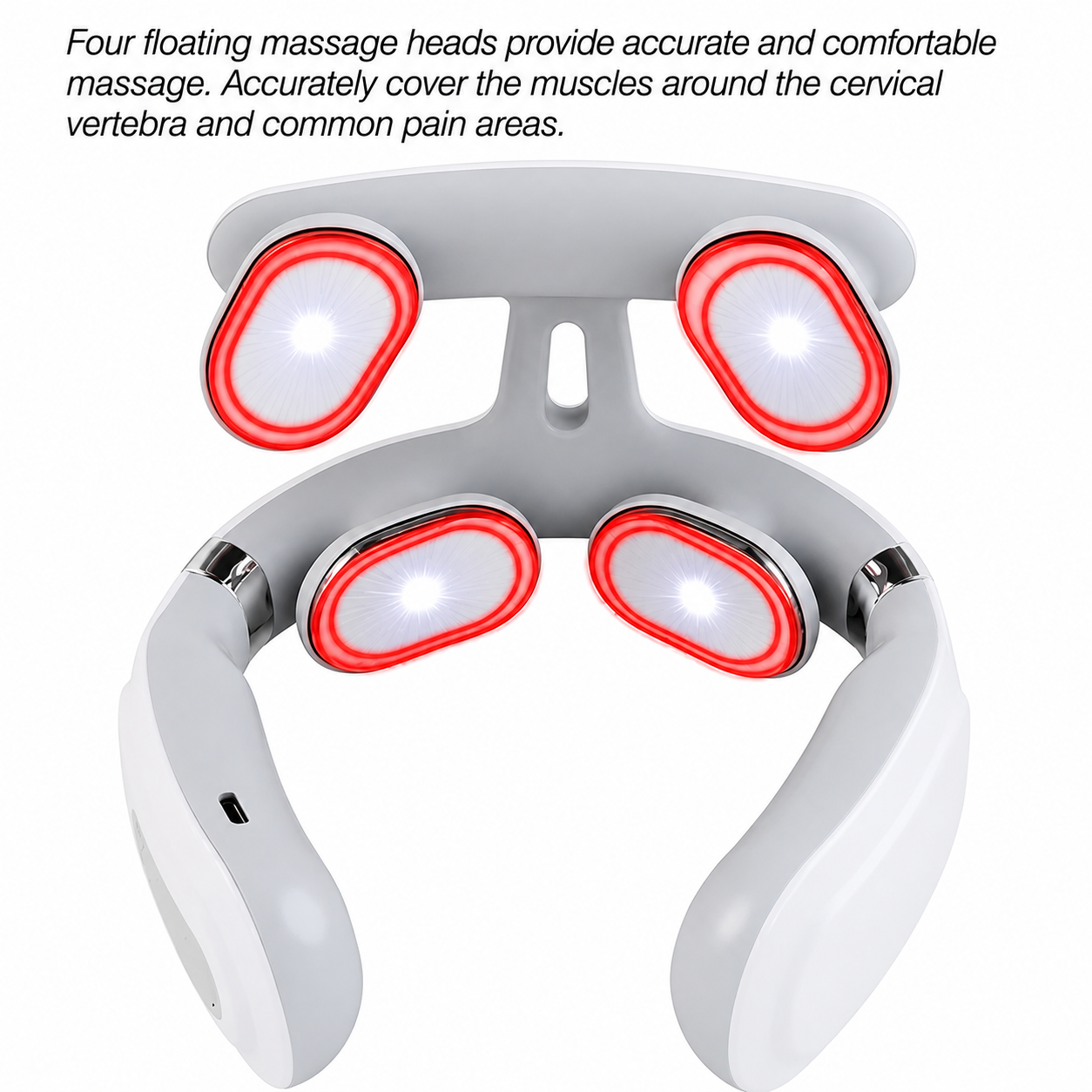 RelaxiZone™ Heated Cervical Neck & Shoulder Massager | 4 Massage Heads
