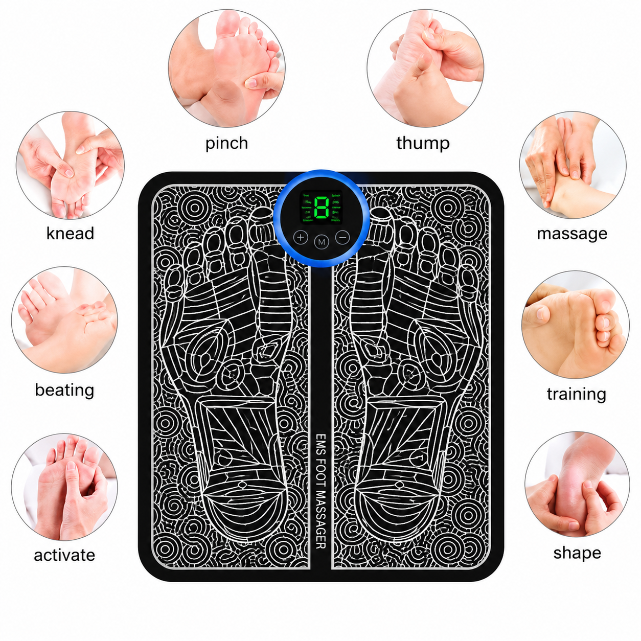 RelaxiZone™ Smart Foot Therapy Mat
