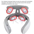 RelaxiZone™ Heated Cervical Neck & Shoulder Massager | 4 Massage Heads