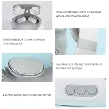 RelaxiZone™ Heated Cervical Neck & Shoulder Massager | 4 Massage Heads